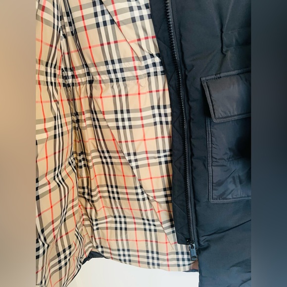 Burberry Reva Down Puffer Jacket Coat plaid jacket horseferry vintage check - Picture 5 of 8